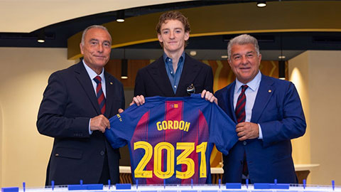 Anthony Gordon đắt giá thứ mấy trong lịch sử Barca?