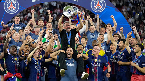 Đội hình tiêu biểu Champions League 2025/26: PSG áp đảo