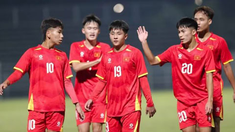 U19 Việt Nam có bàn mở tỷ số ngay ở phút thứ 2 (Trực tiếp: U19 Việt Nam 1-0 U19 Timor Leste)