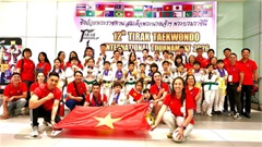 Taekwondo Việt Nam giành ngôi á quân giải quốc tế Tirak 2026