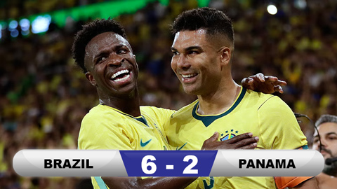 Kết quả Brazil 6-2 Panama: Samba múa tưng bừng