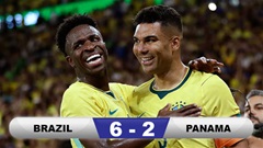Kết quả Brazil 6-2 Panama: Samba múa tưng bừng