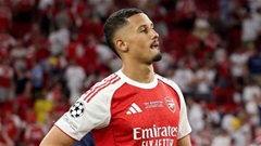 Saliba nguy cơ cao không thể dự World Cup