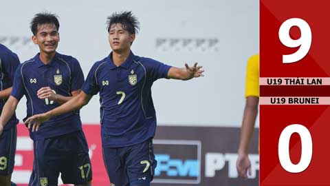 Highlight U19 Thái Lan vs U19 Brunei: 9-0 (VCK U19 Đông Nam Á 2026)