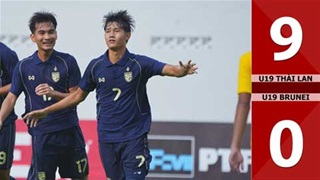 Highlight U19 Thái Lan vs U19 Brunei: 9-0 (VCK U19 Đông Nam Á 2026)