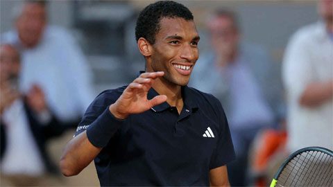 Felix Auger-Aliassime viết trang sử mới cho quần vợt Canada tại Roland Garros