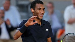 Felix Auger-Aliassime viết trang sử mới cho quần vợt Canada tại Roland Garros