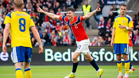 Vắng Haaland, Na Uy vẫn thị uy sức mạnh trước thềm World Cup