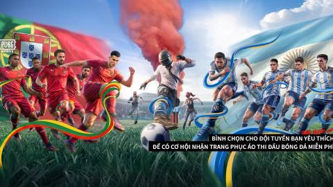 PUBG MOBILE HỢP TÁC 2 ĐỘI TUYỂN BỒ ĐÀO NHA VÀ ARGENTINA: SẴN SÀNG BÙNG NỔ CÙNG FIFA WORLD CUP 2026
