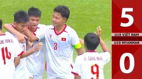 Highlight U19 Việt Nam vs U19 Myanmar: 5-0 (VCK U19 Đông Nam Á 2026)