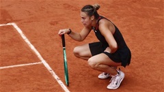 Aryna Sabalenka gục ngã ở tứ kết Roland Garros