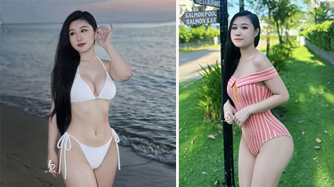 Hot gymer Lệ Đặng mặc bikini khoe body miễn chê