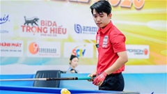 Chiêm Hồng Thái tái ngộ Trần Quyết Chiến ở VCK giải billiards HBSF Tour 1