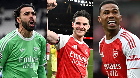Arsenal áp đảo đề cử danh hiệu Cầu thủ hay nhất mùa