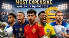 Top 10 đội tuyển được định giá cao nhất tại World Cup 2026