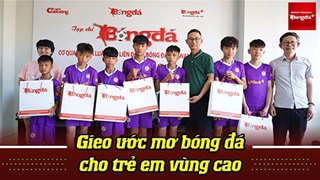 Gieo ước mơ bóng đá cho trẻ em vùng cao