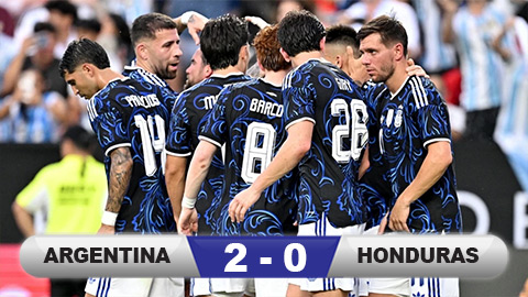 Kết quả Argentina 2-0 Honduras: Lautaro Martinez ghi điểm
