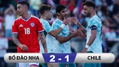 Kết quả Bồ Đào Nha 2-1 Chile: Rượt đuổi nghẹt thở trong trận cầu 3 thẻ đỏ