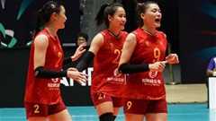 Đội tuyển bóng chuyền nữ Việt Nam thắng kịch tính Indonesia ở AVC Cup 2026