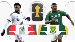 Mexico vs Nam Phi: Cập nhật những thông tin mới nhất