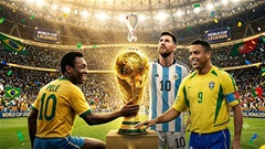 Top 10 cầu thủ vĩ đại nhất lịch sử World Cup: Messi chỉ đứng thứ 3