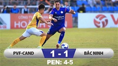  Kết quả PVF-CAND 1-1 Bắc Ninh (luân lưu 4-5): Bắc Ninh giành vé thăng hạng V.League