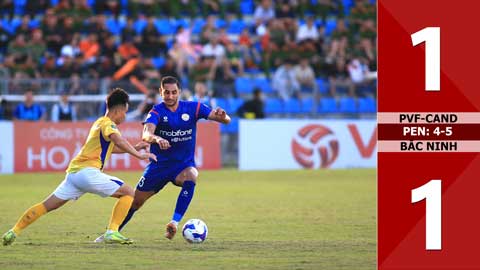 Highlight PVF-CAND vs Bắc Ninh: 1-1, pen: 4-5 (Play-off thăng hạng V.League 2025/26)
