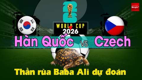 Thần Rùa Ali 33 dự đoán: Hàn Quốc vs CH Czech (Vòng bảng World Cup 2026)