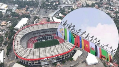 Cờ Việt Nam hiện diện tại 1 góc World Cup