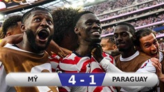 Kết quả Mỹ 4-1 Paraguay: 3 điểm ấn tượng của Mỹ