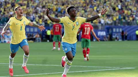 Chiêm ngưỡng bàn thắng ngoạn mục của Vinicius vào lưới Morocco