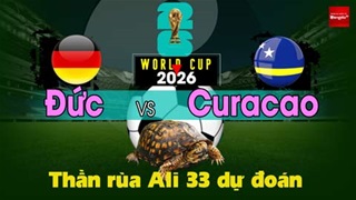 Thần Rùa Ali 33 dự đoán: Đức vs Curacao (Vòng bảng World Cup 2026)