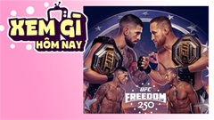 Lịch truyền hình, lịch phim chiếu rạp ngày 15/6: UFC Freedom 250 tại khuôn viên Nhà Trắng