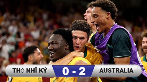Kết quả Thổ Nhĩ Kỳ 0-2 Australia: Cơn địa chấn mang tên 'Chuột túi'