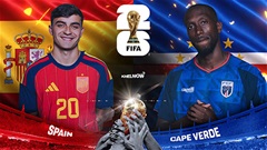 Siêu máy tính dự đoán kết quả Tây Ban Nha vs Cape Verde tại World Cup 2026