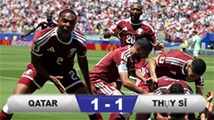 Kết quả Qatar 1-1 Thụy Sĩ: Qatar lần đầu có điểm tại World Cup
