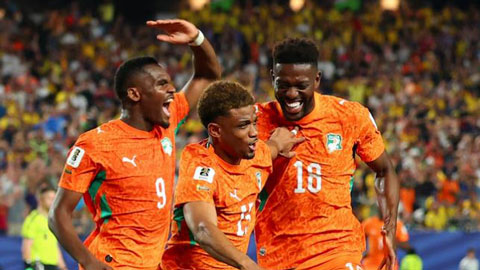 Amad Diallo rực sáng phút 90, ghi bàn thắng giúp Bờ Biển Ngà hạ gục Ecuador