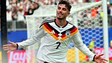 Kai Havertz ghi bàn đẳng cấp cao ấn định chiến thắng 7-1 cho Đức