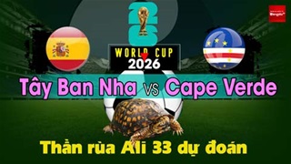 Thần Rùa Ali 33 dự đoán: Tây Ban Nha vs Cape Verde (Vòng bảng World Cup 2026)
