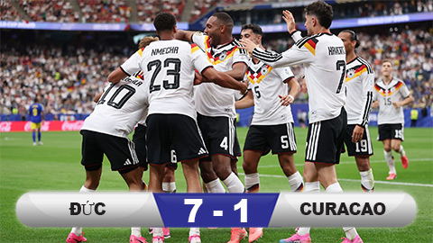 Kết quả Đức 7-1 Curacao: Thị uy sức mạnh