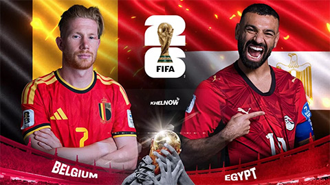 Siêu máy tính dự đoán kết quả Bỉ vs Ai Cập tại World Cup 2026