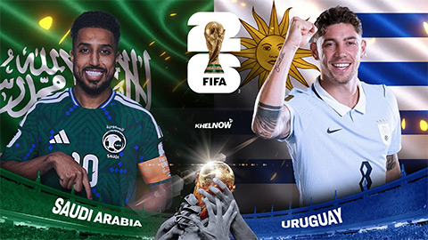 Siêu máy tính dự đoán kết quả Uruguay vs Saudi Arabia tại World Cup 2026