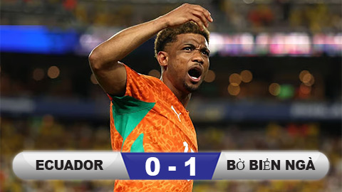 Kết quả Ecuador 0-1 Bờ Biển Ngà: Người hùng Amad Diallo