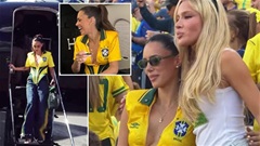 Bạn gái Neymar khoe vòng 1 gợi cảm, được ví là 'Nữ hoàng World Cup'