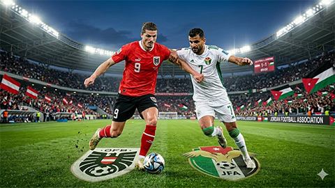 Trực tiếp Áo vs Jordan, 11h00 ngày 17/6