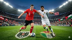 Trực tiếp Áo vs Jordan, 11h00 ngày 17/6