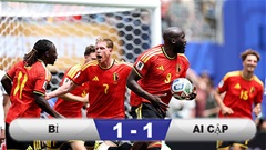 Kết quả Bỉ 1-1 Ai Cập: Lukaku giải cứu 'Quỷ đỏ'