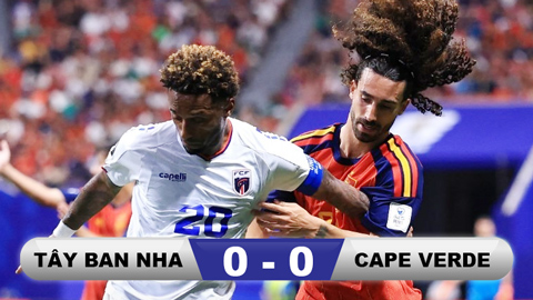 Kết quả Tây Ban Nha 0-0 Cape Verde: Đại địa chấn