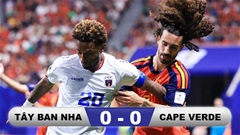 Kết quả Tây Ban Nha 0-0 Cape Verde: Đại địa chấn