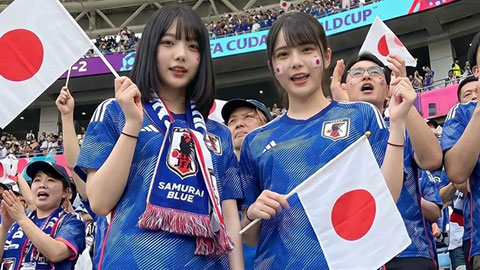 Nữ CĐV Nhật Bản tỏa sáng rực rỡ ở World Cup 2026